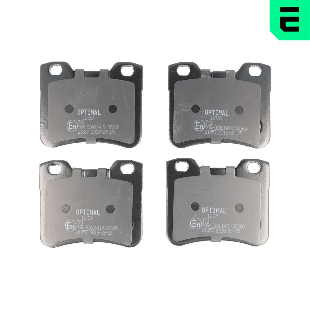 Гальмівні колодки дискові OPTIMAL BP12720 - zapix