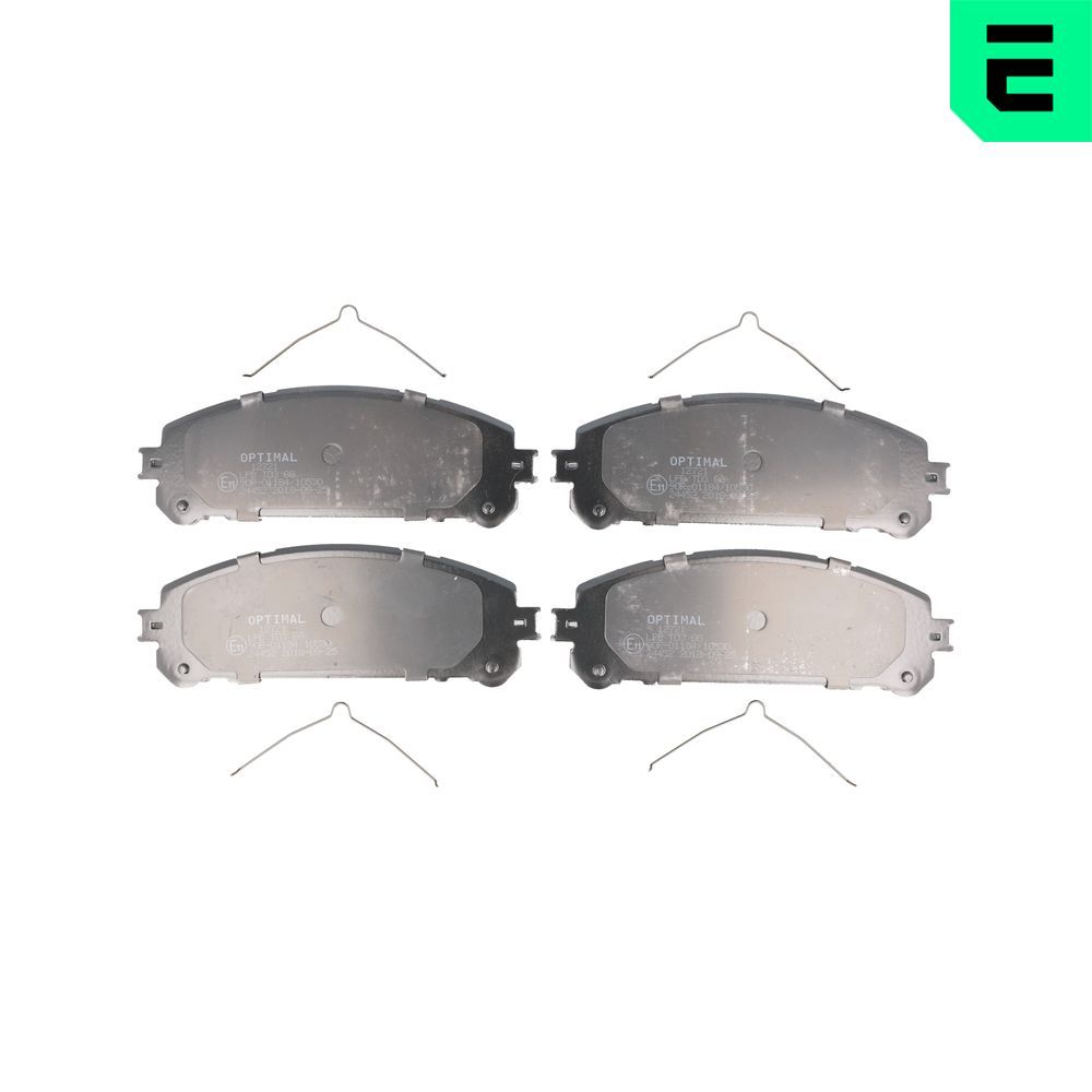 Гальмівні колодки дискові OPTIMAL BP12721 - zapix