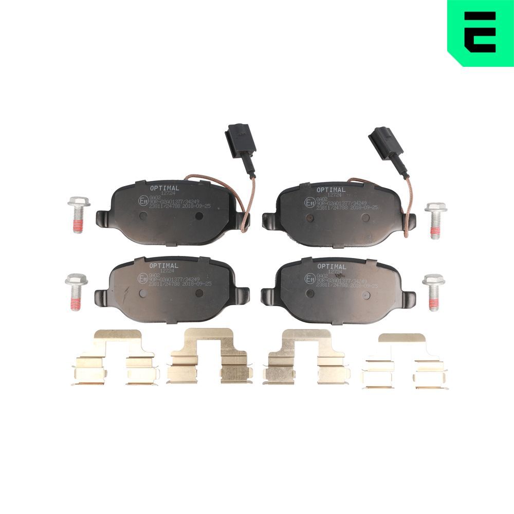 Гальмівні колодки дискові OPTIMAL BP12724 - zapix