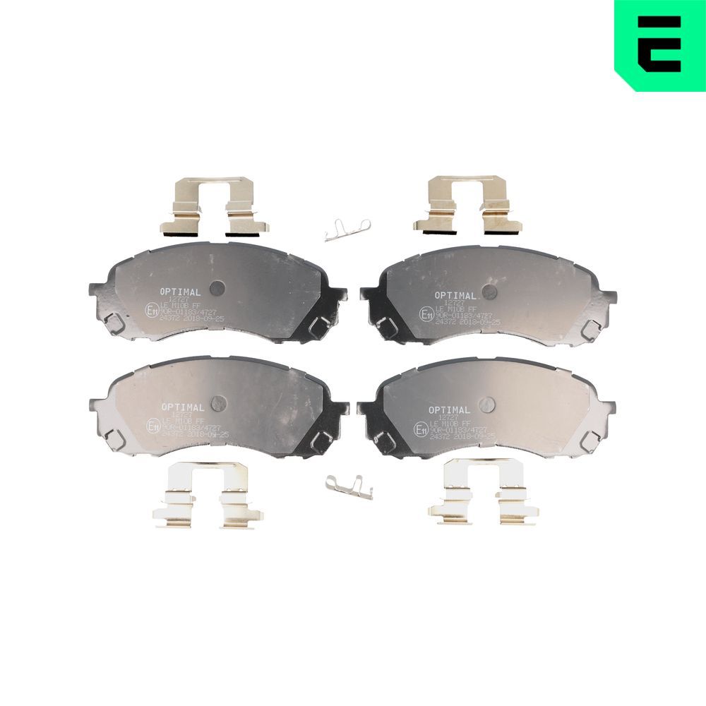 Гальмівні колодки дискові OPTIMAL BP12727 - zapix