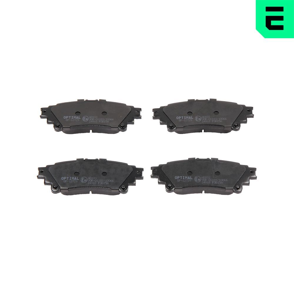 Гальмівні колодки дискові OPTIMAL BP12729 - zapix