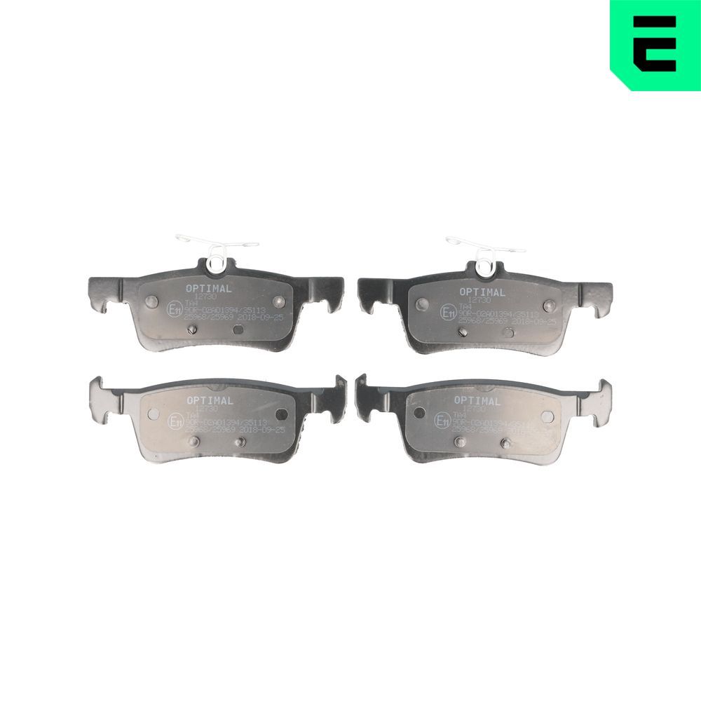 Гальмівні колодки дискові OPTIMAL BP12730 - zapix