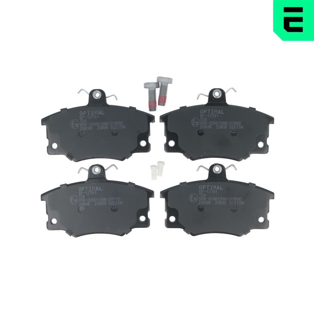 Гальмівні колодки дискові OPTIMAL BP12741 - zapix