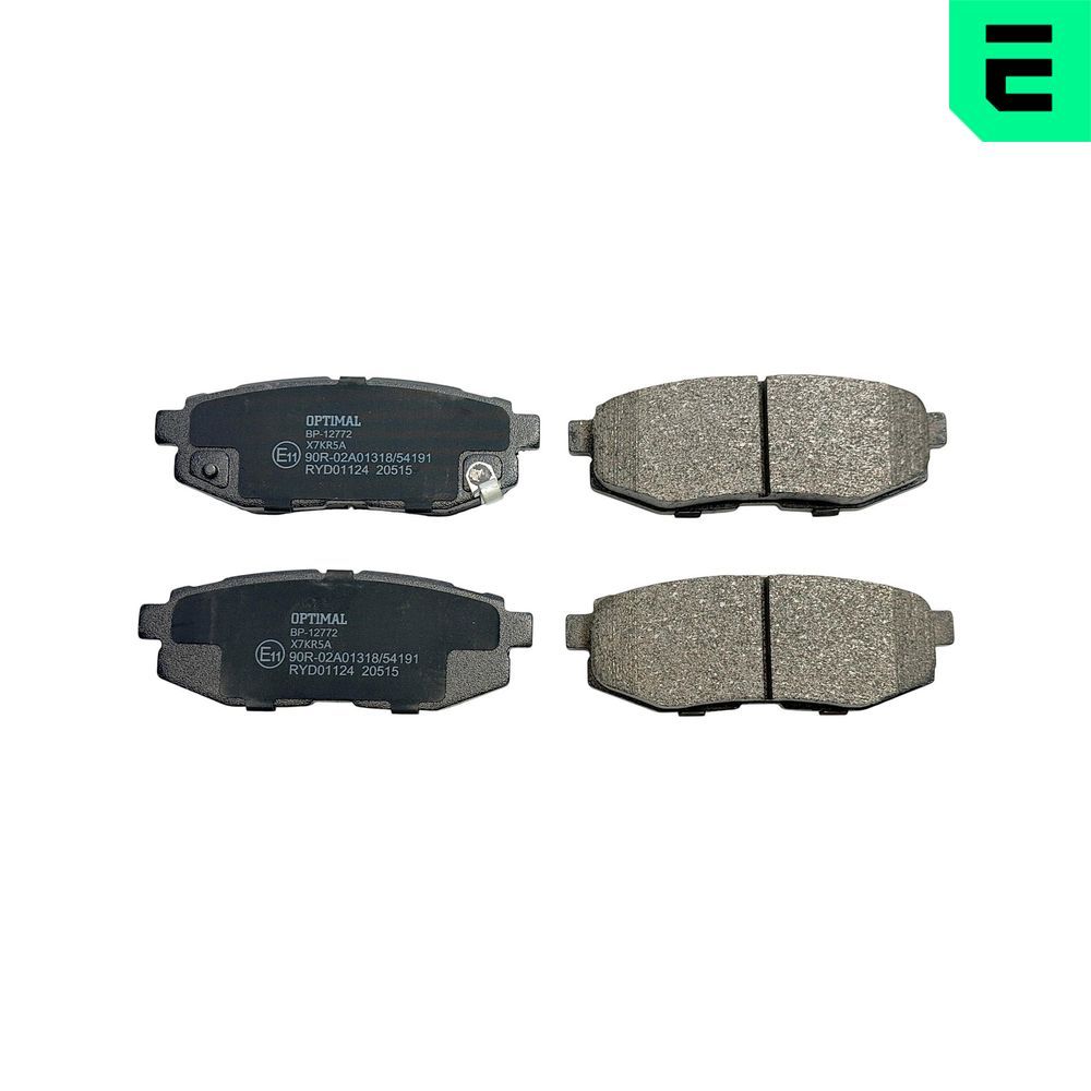Гальмівні колодки дискові OPTIMAL BP12772 - zapix