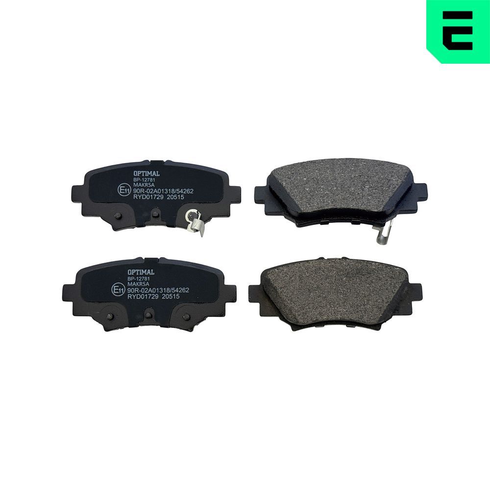 Гальмівні колодки дискові OPTIMAL BP12781 - zapix