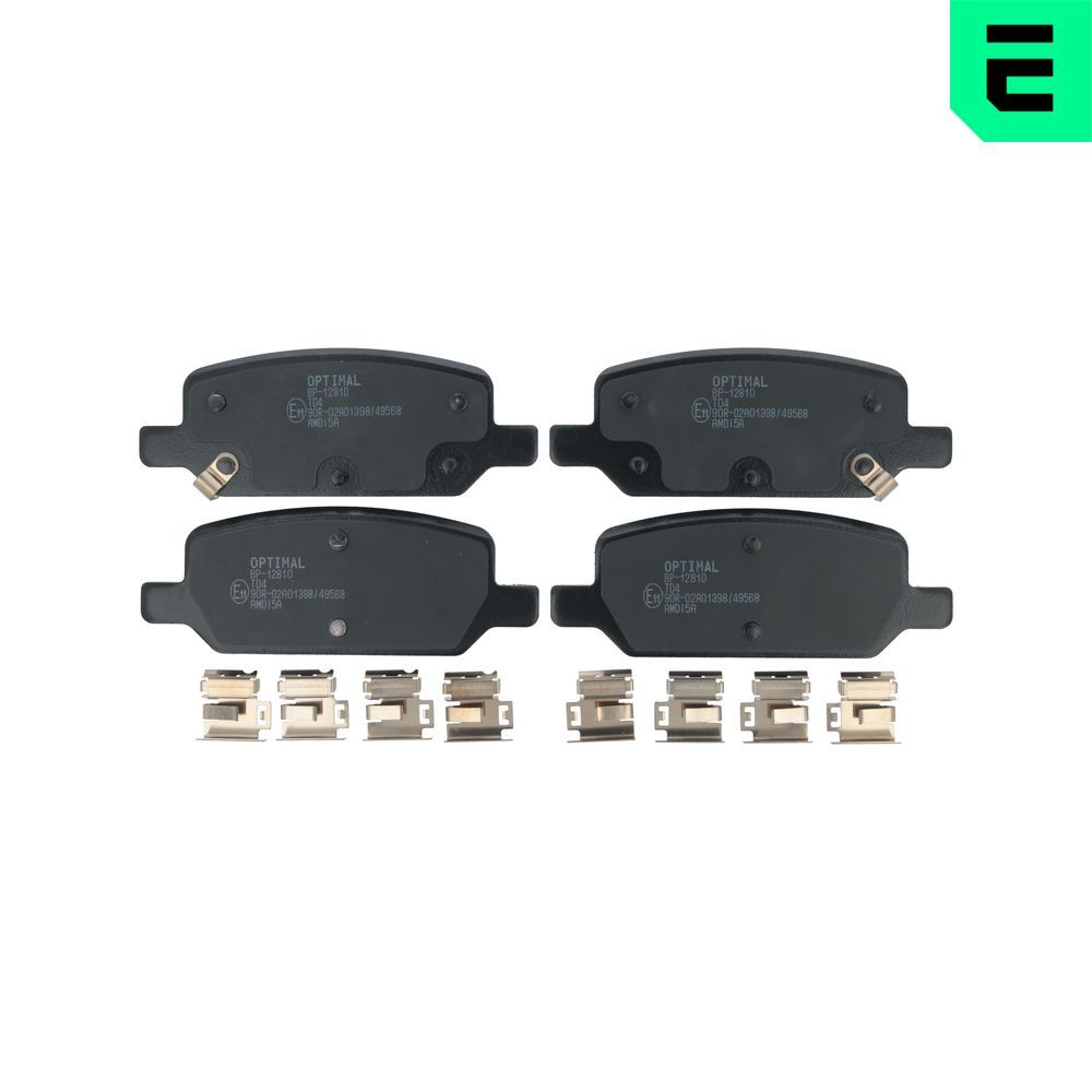 Гальмівні колодки дискові OPTIMAL BP12810 - zapix