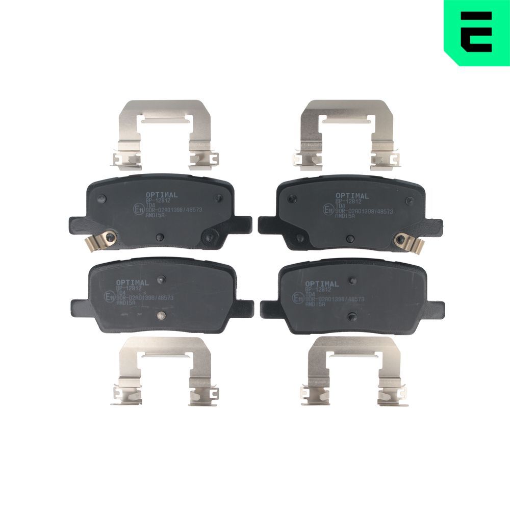 Гальмівні колодки дискові OPTIMAL BP12812 - zapix