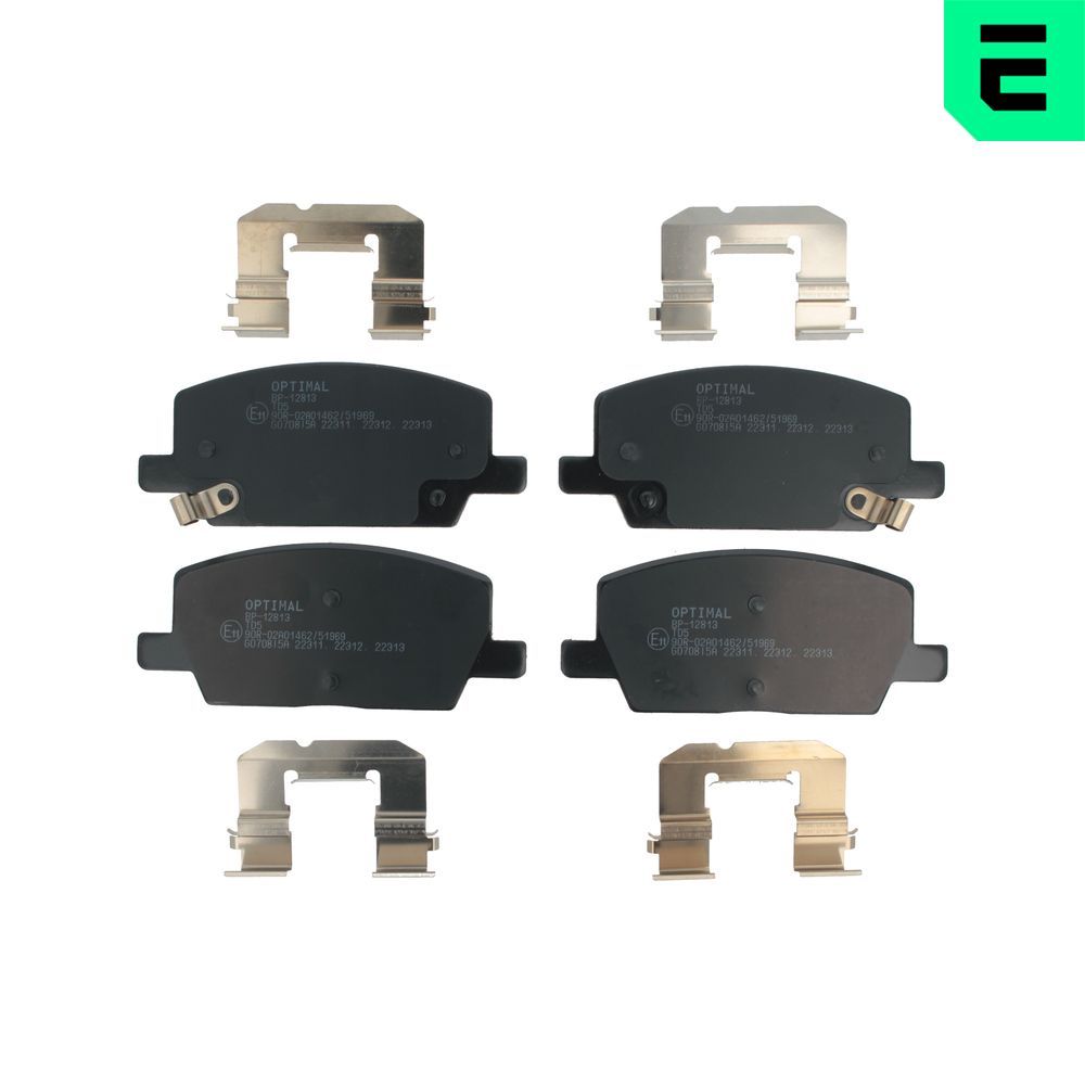 Гальмівні колодки дискові OPTIMAL BP12813 - zapix
