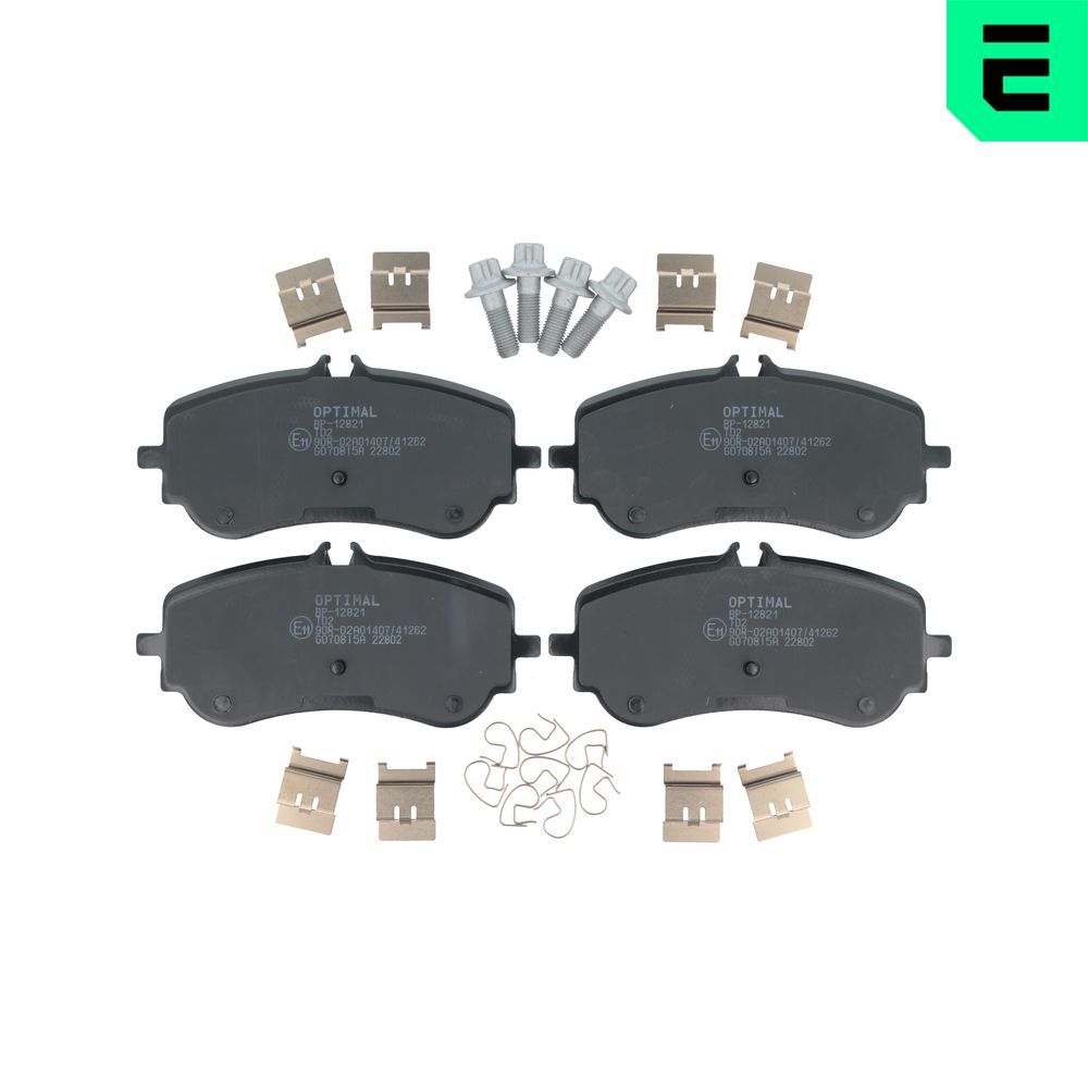 Гальмівні колодки дискові OPTIMAL BP12821 - zapix