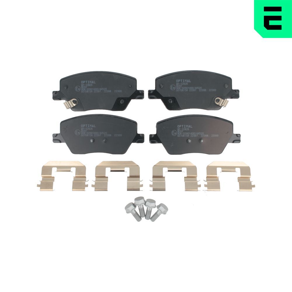 Гальмівні колодки дискові OPTIMAL BP12826 - zapix