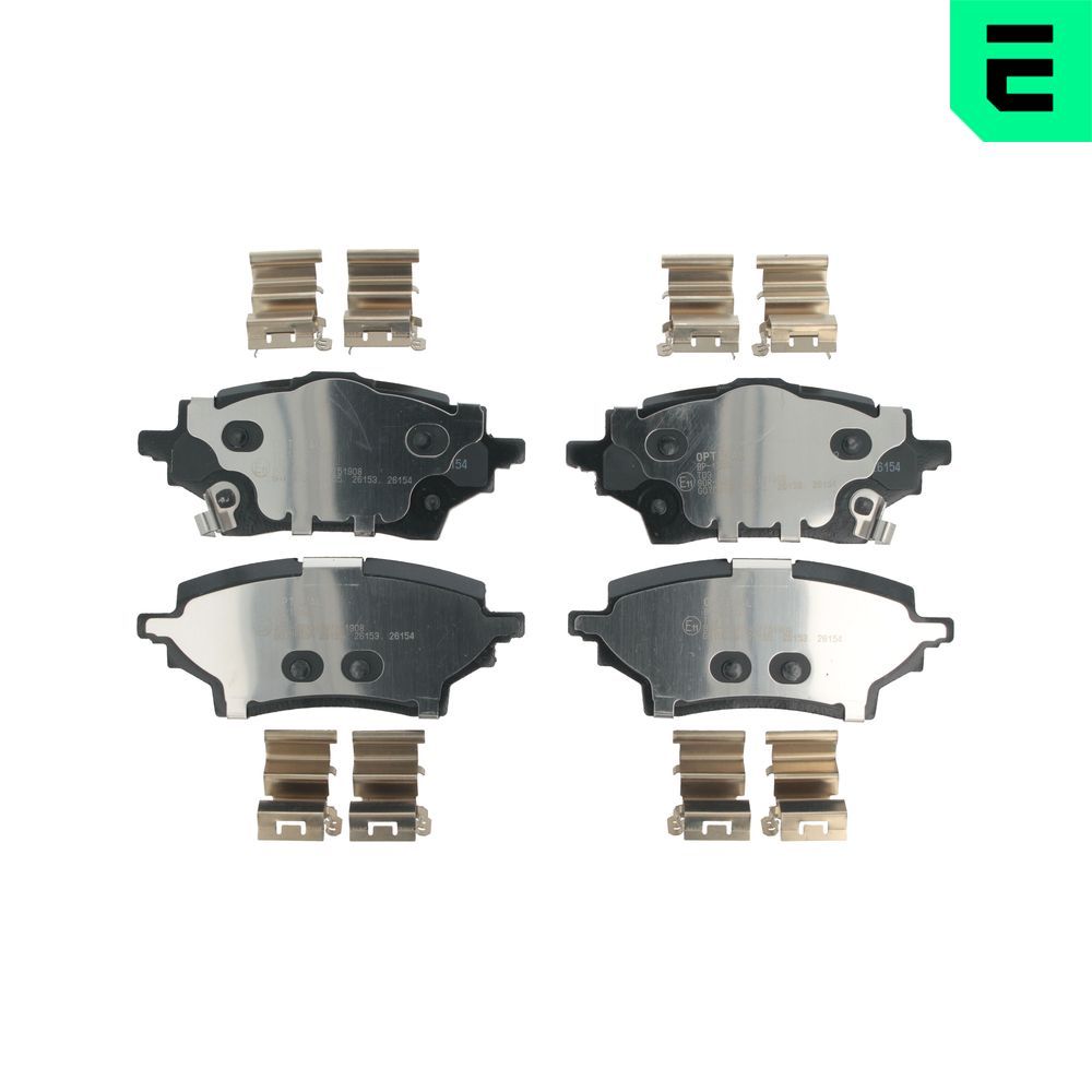 Гальмівні колодки дискові OPTIMAL BP12833 - zapix