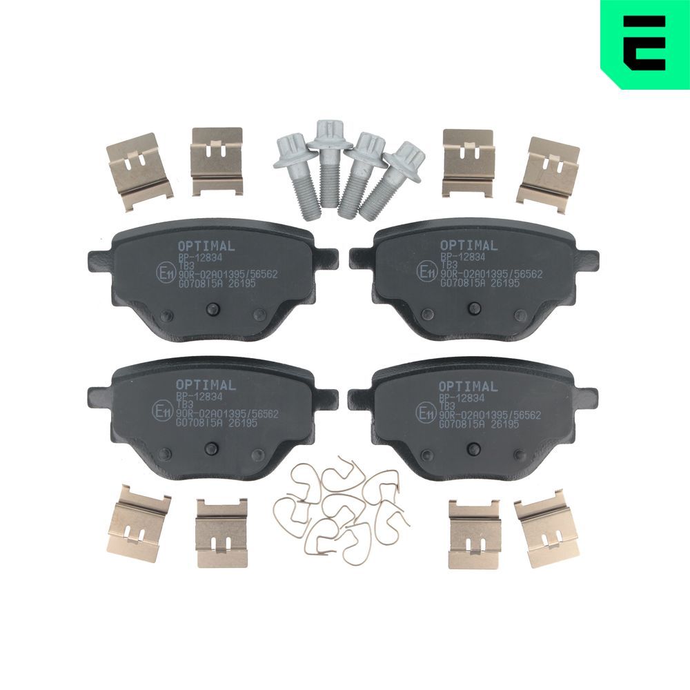 Гальмівні колодки дискові OPTIMAL BP12834 - zapix