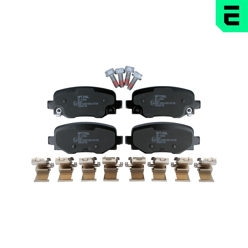 Гальмівні колодки дискові OPTIMAL BP12835 - zapix
