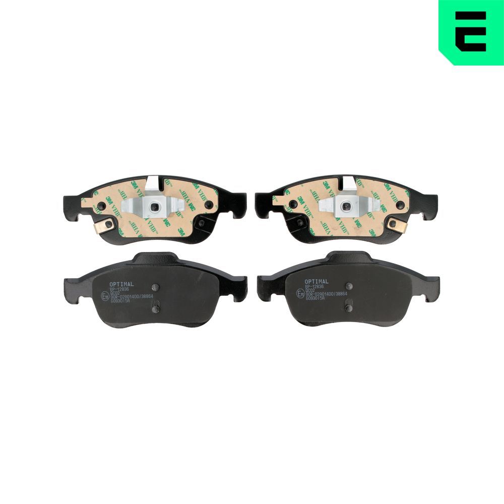 Гальмівні колодки дискові OPTIMAL BP12836 - zapix