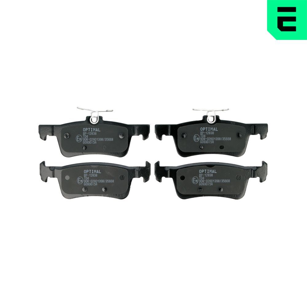 Гальмівні колодки дискові OPTIMAL BP12838 - zapix