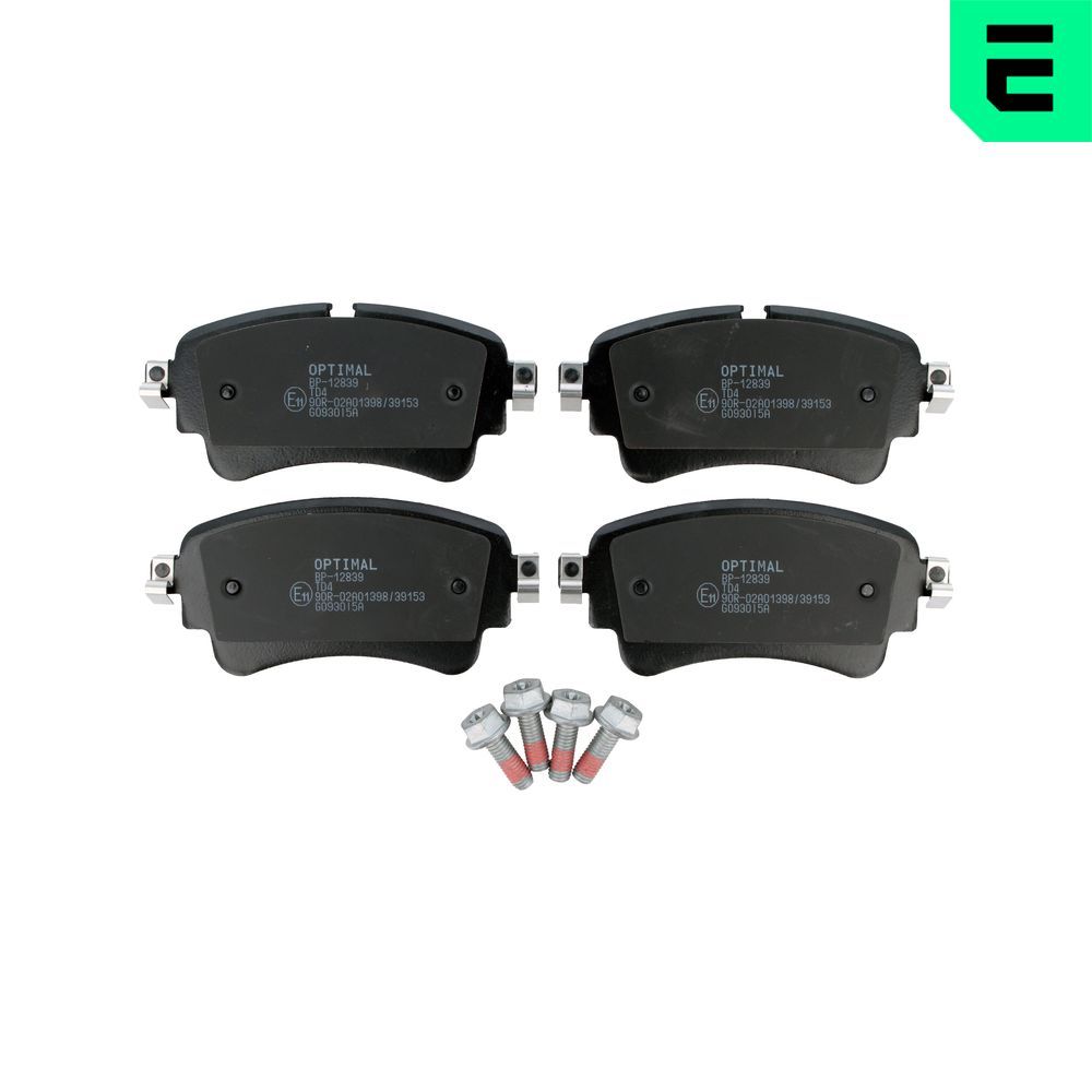 Гальмівні колодки дискові OPTIMAL BP12839 - zapix