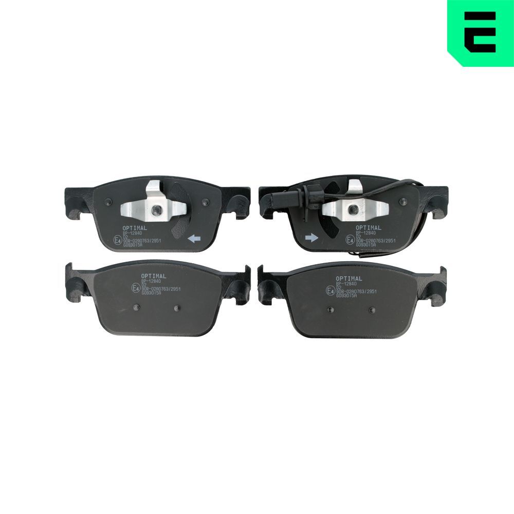 Гальмівні колодки дискові OPTIMAL BP12840 - zapix