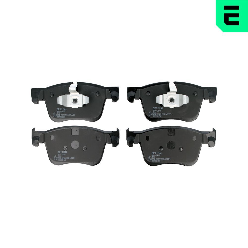 Гальмівні колодки дискові OPTIMAL BP12846 - zapix