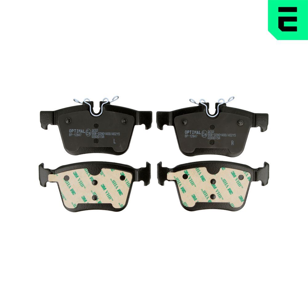 Гальмівні колодки дискові OPTIMAL BP12847 - zapix
