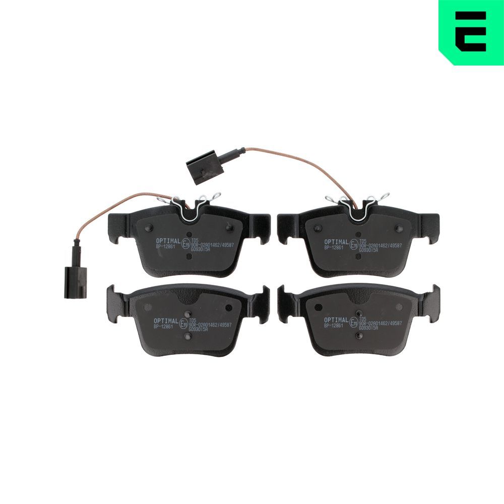 Гальмівні колодки дискові OPTIMAL BP12861 - zapix