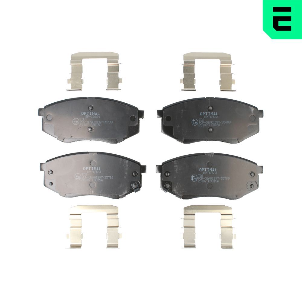 Гальмівні колодки дискові OPTIMAL BP12664 - zapix
