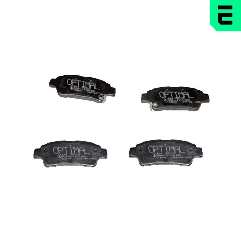 Гальмівні колодки дискові OPTIMAL BP82002 - zapix