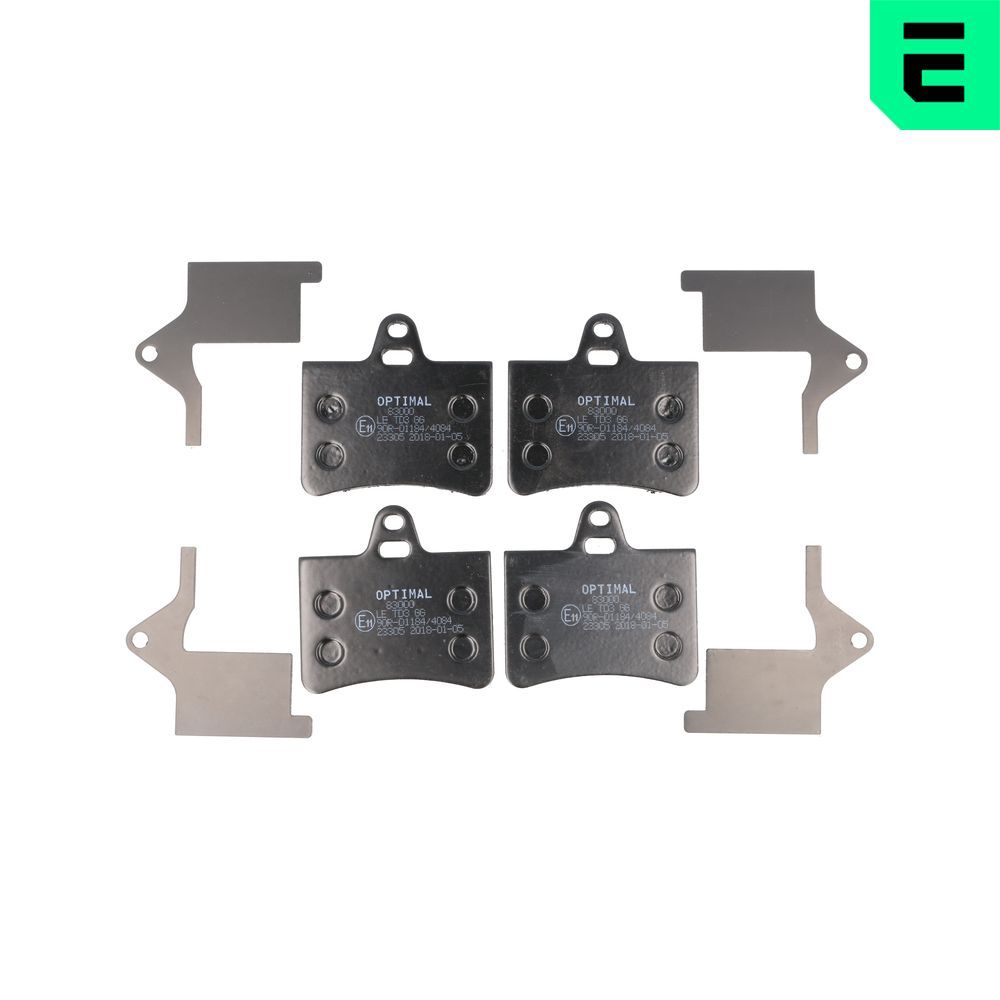 Гальмівні колодки дискові OPTIMAL BP83000 - zapix