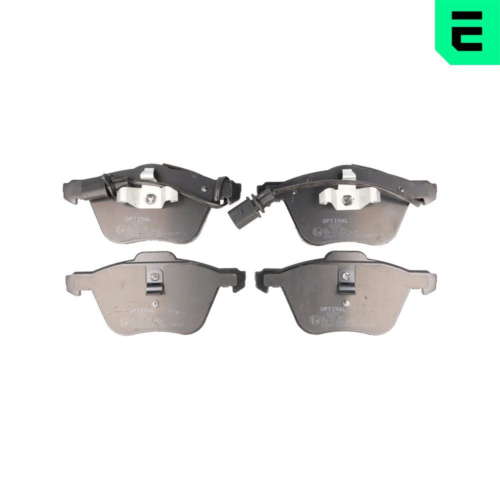 Гальмівні колодки дискові OPTIMAL BP83602 - zapix