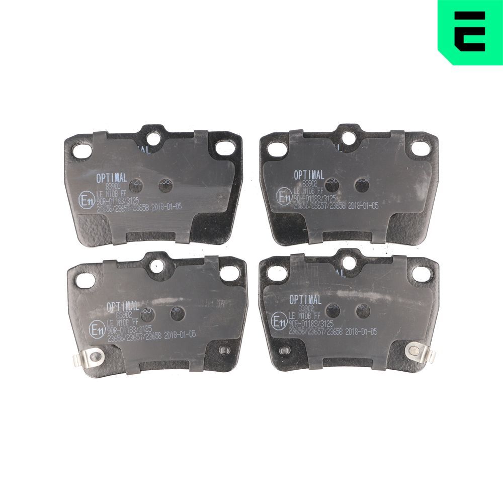 Гальмівні колодки дискові OPTIMAL BP83902 - zapix