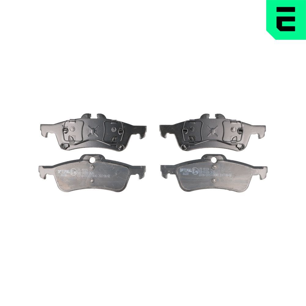 Гальмівні колодки дискові OPTIMAL BP86200 - zapix