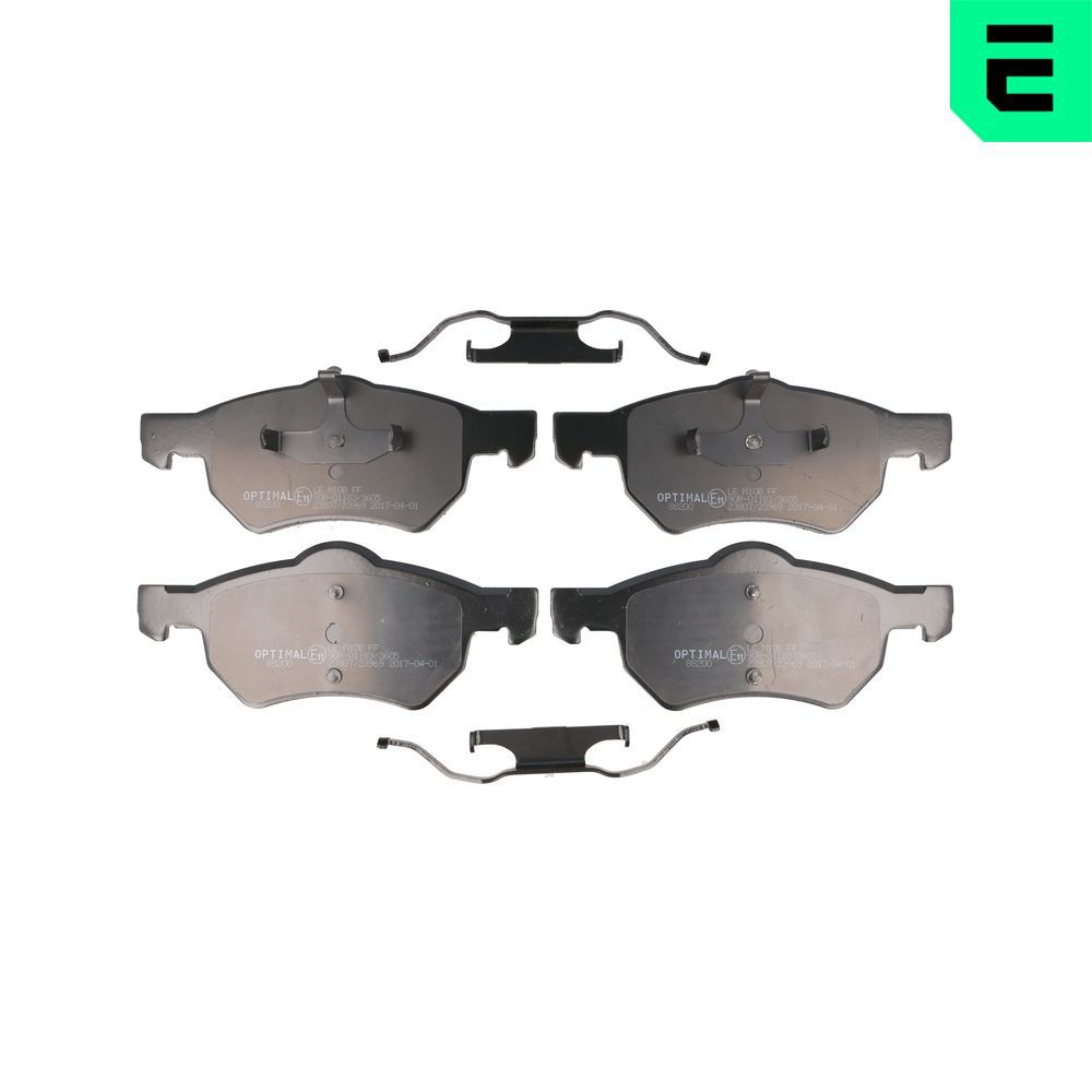 Гальмівні колодки дискові OPTIMAL BP88200 - zapix