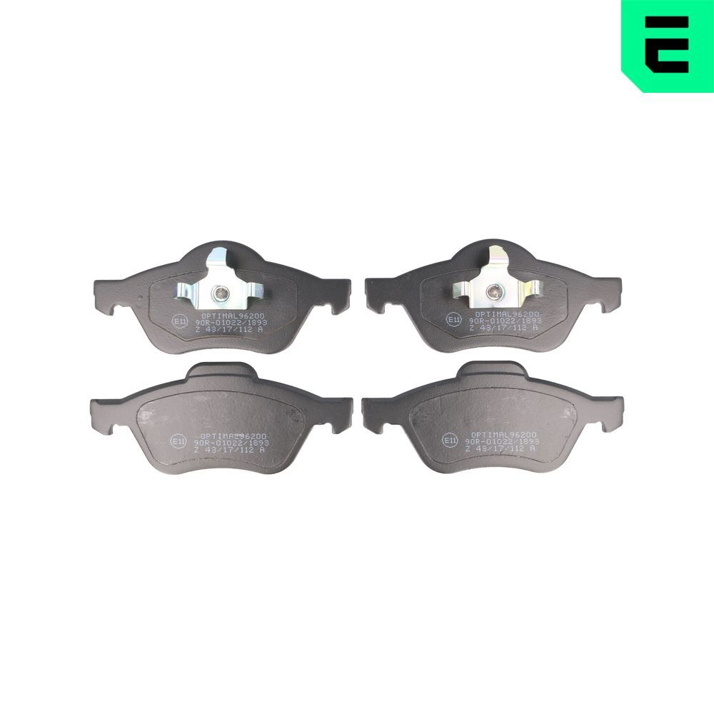 Гальмівні колодки дискові OPTIMAL BP96200 - zapix