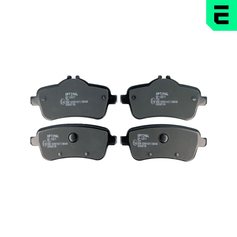 Гальмівні колодки дискові OPTIMAL BP12871 - zapix