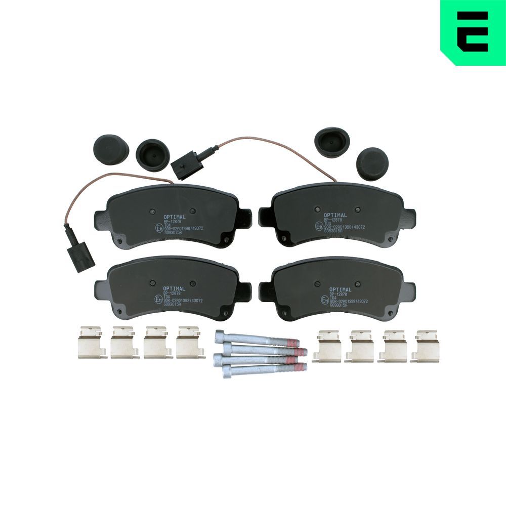 Гальмівні колодки дискові OPTIMAL BP12878 - zapix