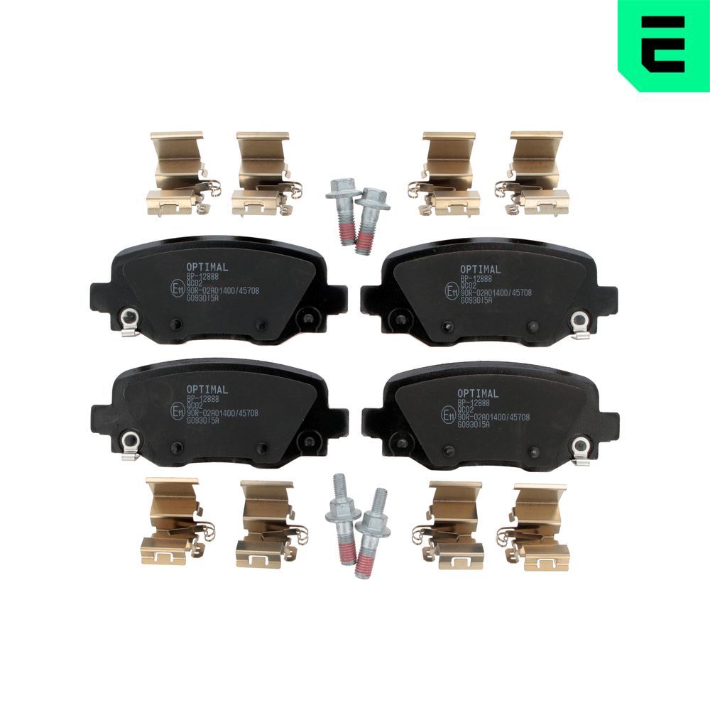 Гальмівні колодки дискові OPTIMAL BP12888 - zapix