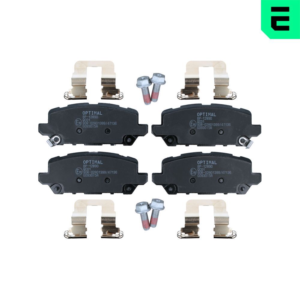 Гальмівні колодки дискові OPTIMAL BP12890 - zapix
