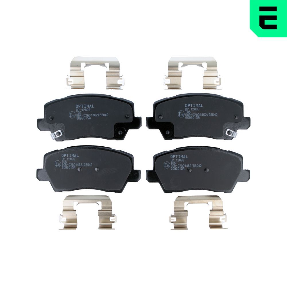Гальмівні колодки дискові OPTIMAL BP12893 - zapix
