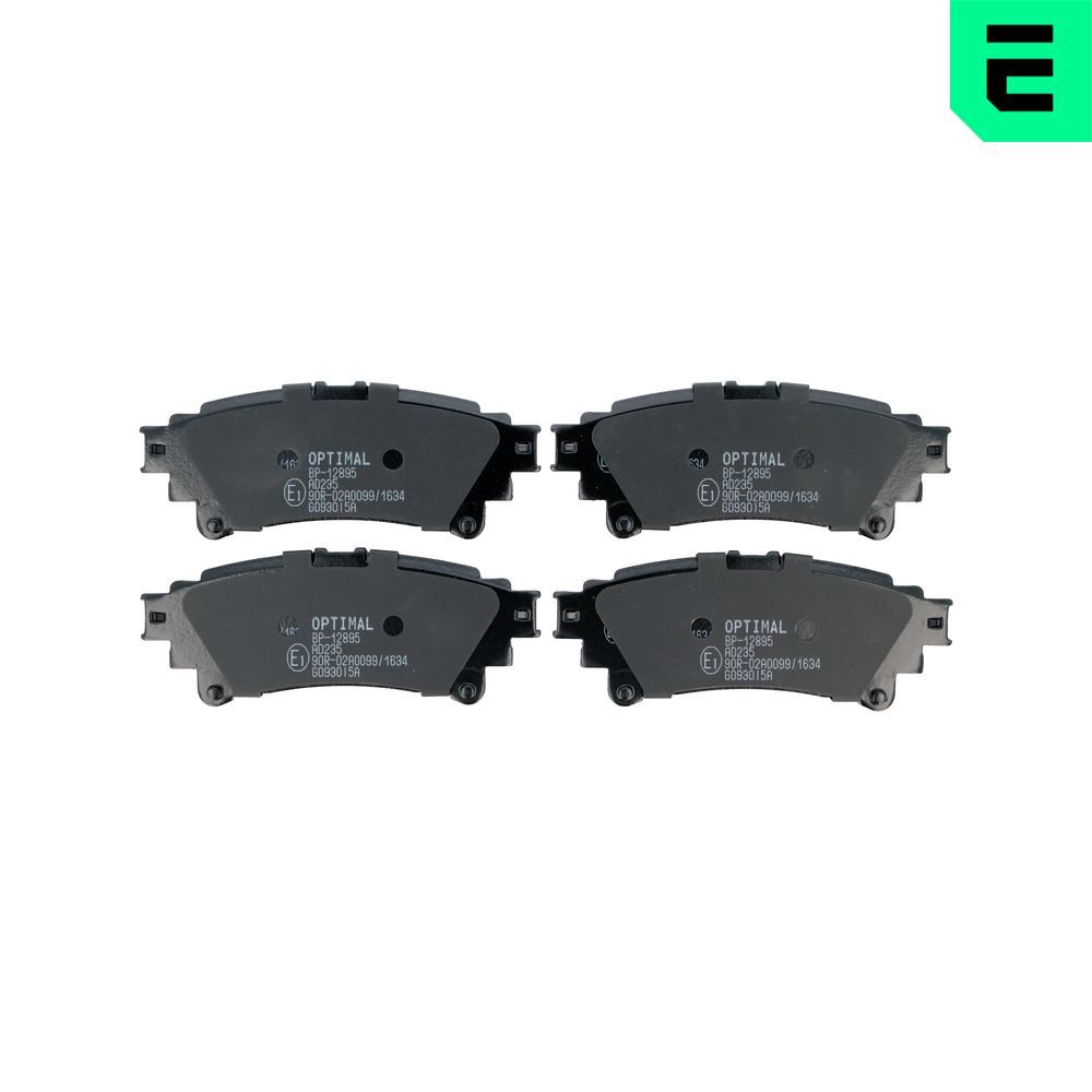 Гальмівні колодки дискові OPTIMAL BP12895 - zapix