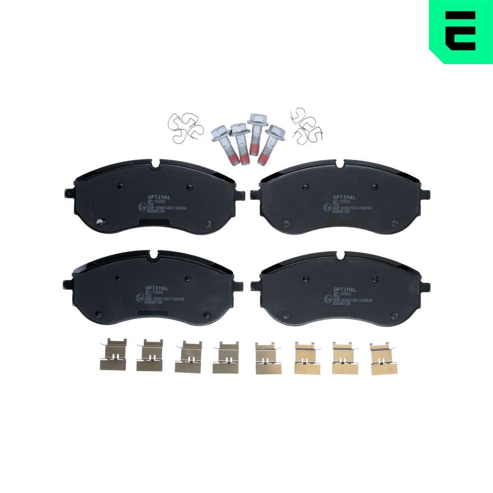Гальмівні колодки дискові OPTIMAL BP12903 - zapix