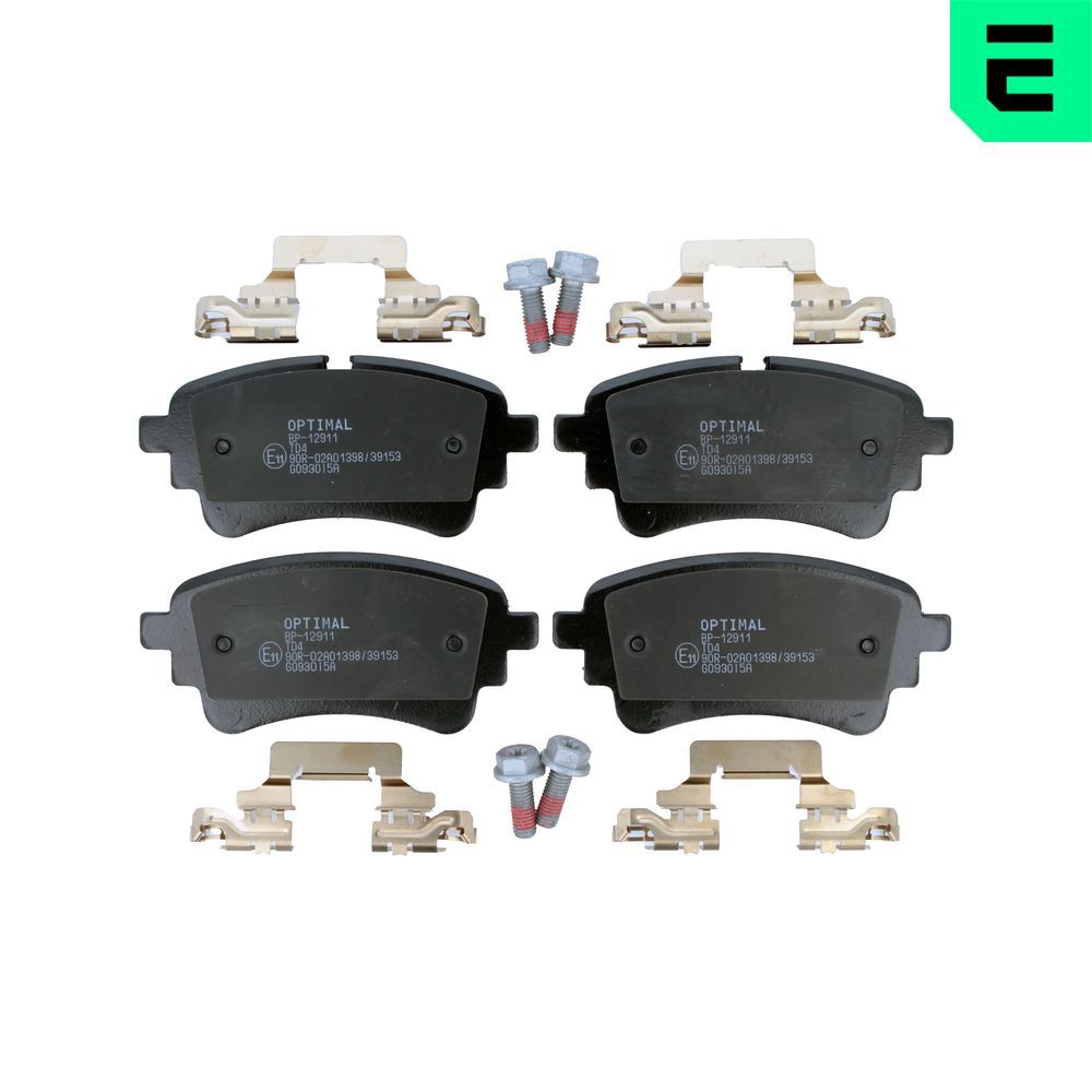 Гальмівні колодки дискові OPTIMAL BP12911 - zapix