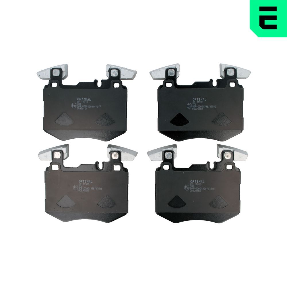 Гальмівні колодки дискові OPTIMAL BP12916 - zapix