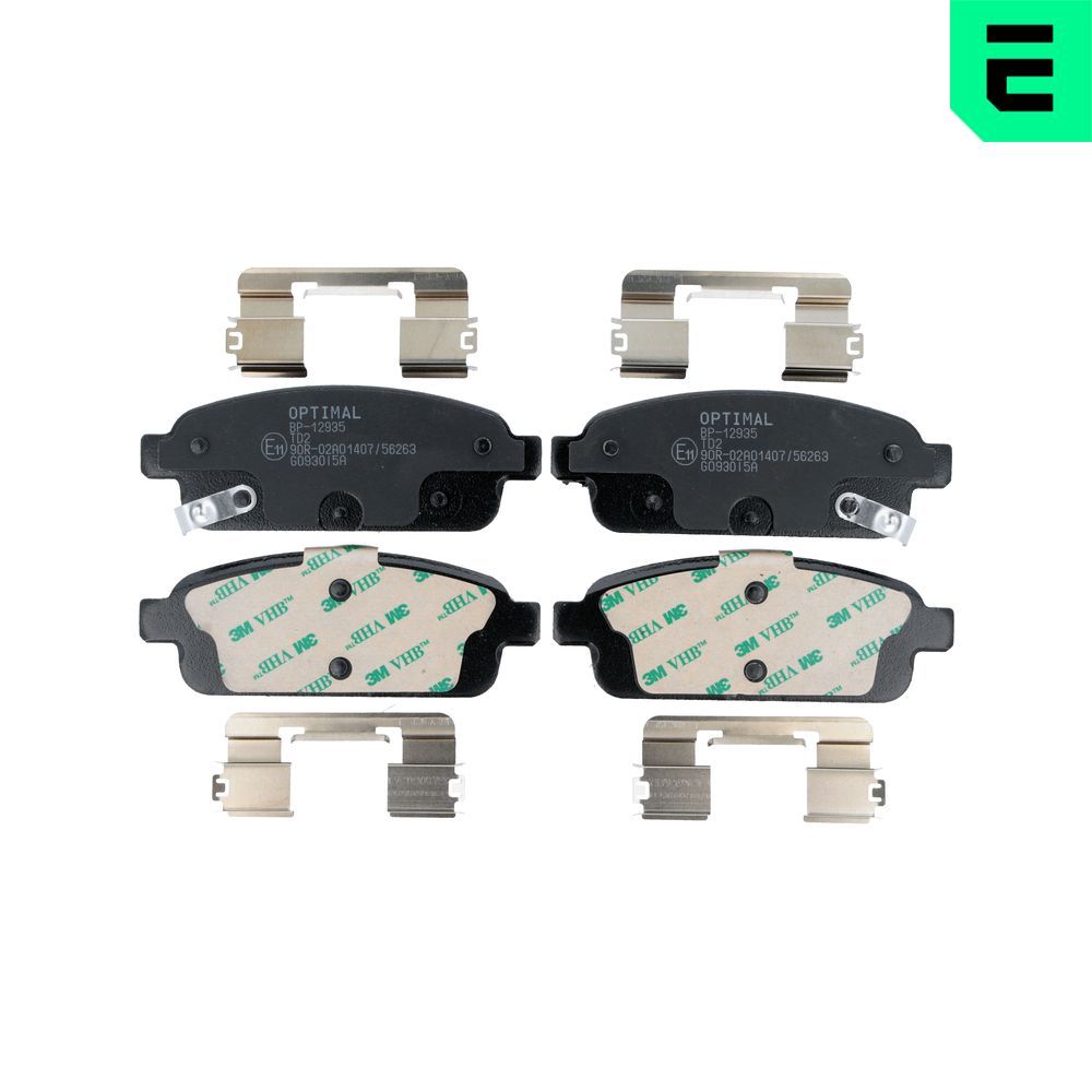Гальмівні колодки дискові OPTIMAL BP12935 - zapix
