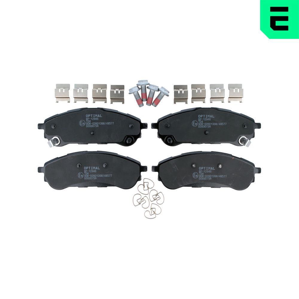 Гальмівні колодки дискові OPTIMAL BP12946 - zapix