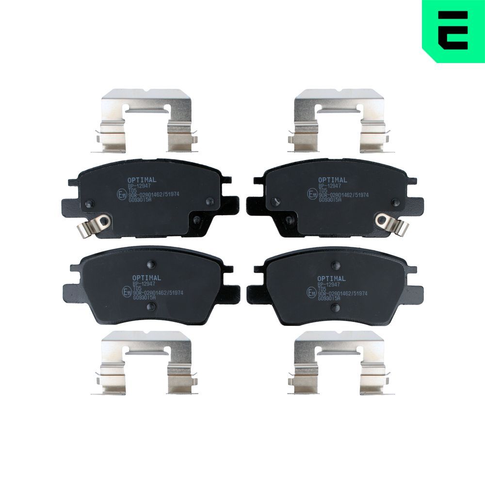 Гальмівні колодки дискові OPTIMAL BP12947 - zapix
