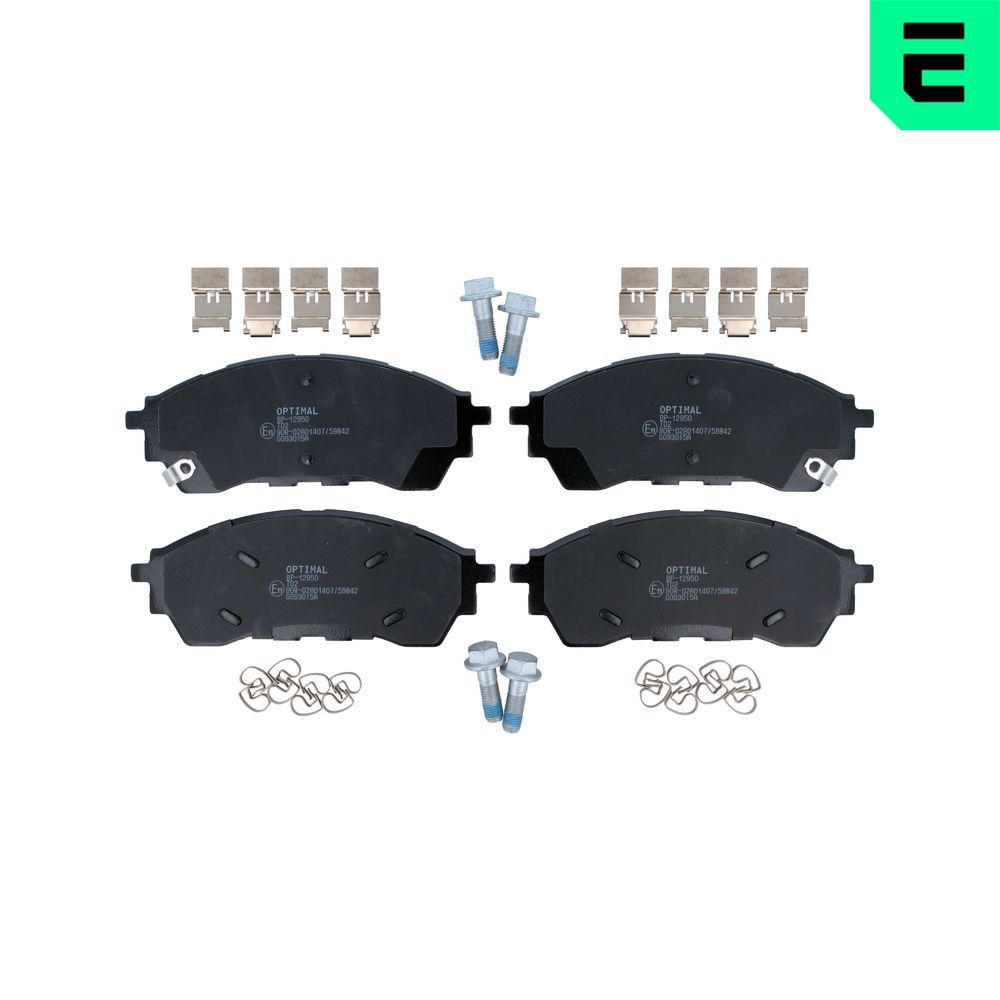 Гальмівні колодки дискові OPTIMAL BP12950 - zapix