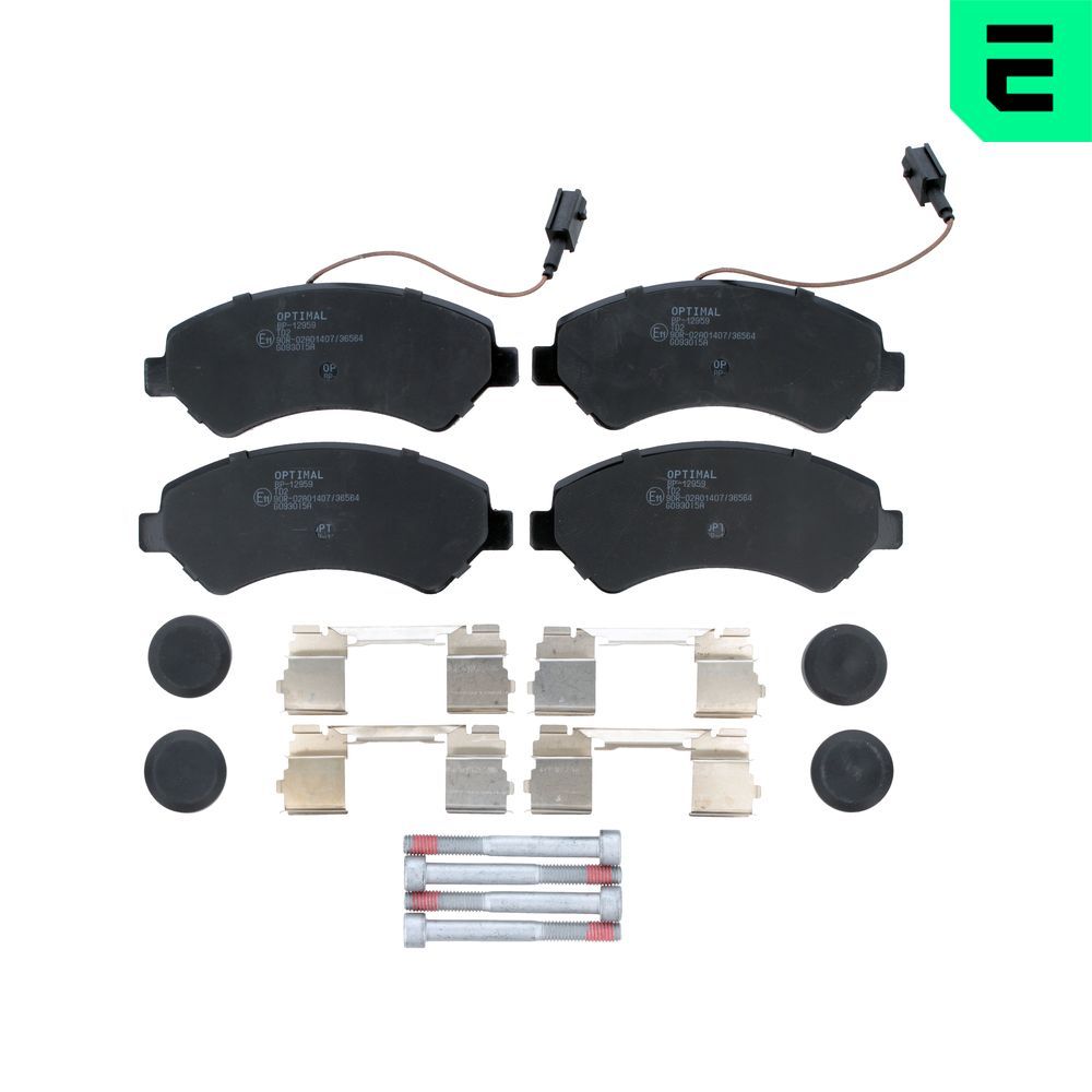 Гальмівні колодки дискові OPTIMAL BP12959 - zapix