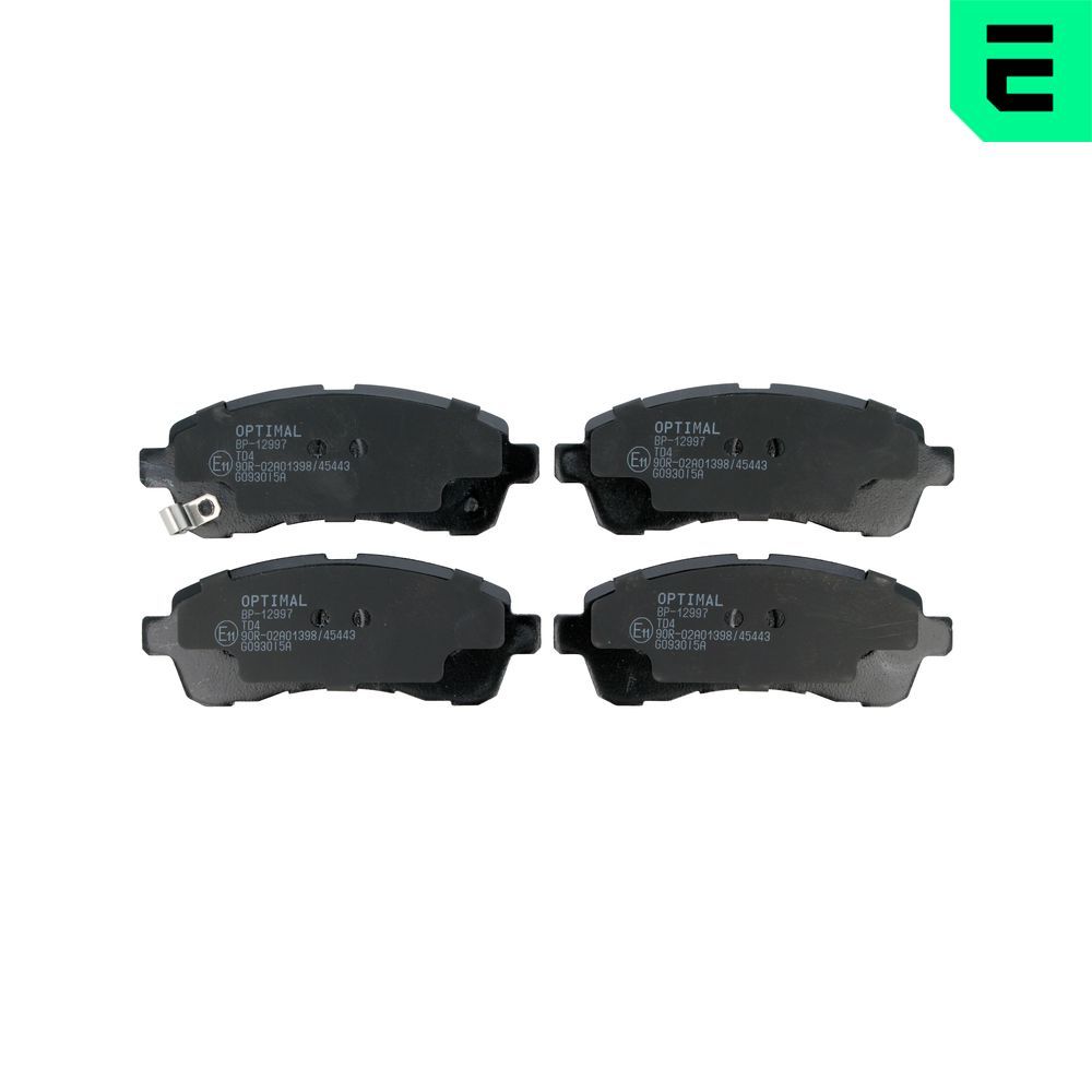 Гальмівні колодки дискові OPTIMAL BP12997 - zapix