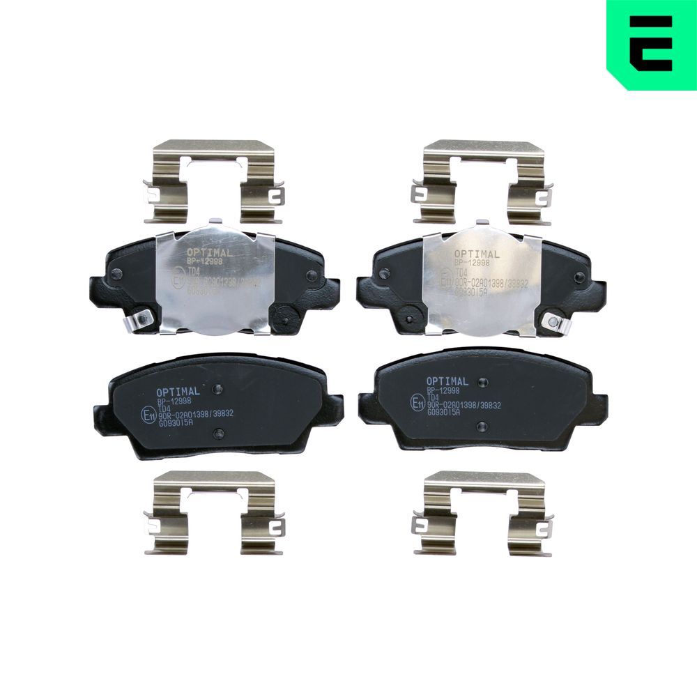 Гальмівні колодки дискові OPTIMAL BP12998 - zapix