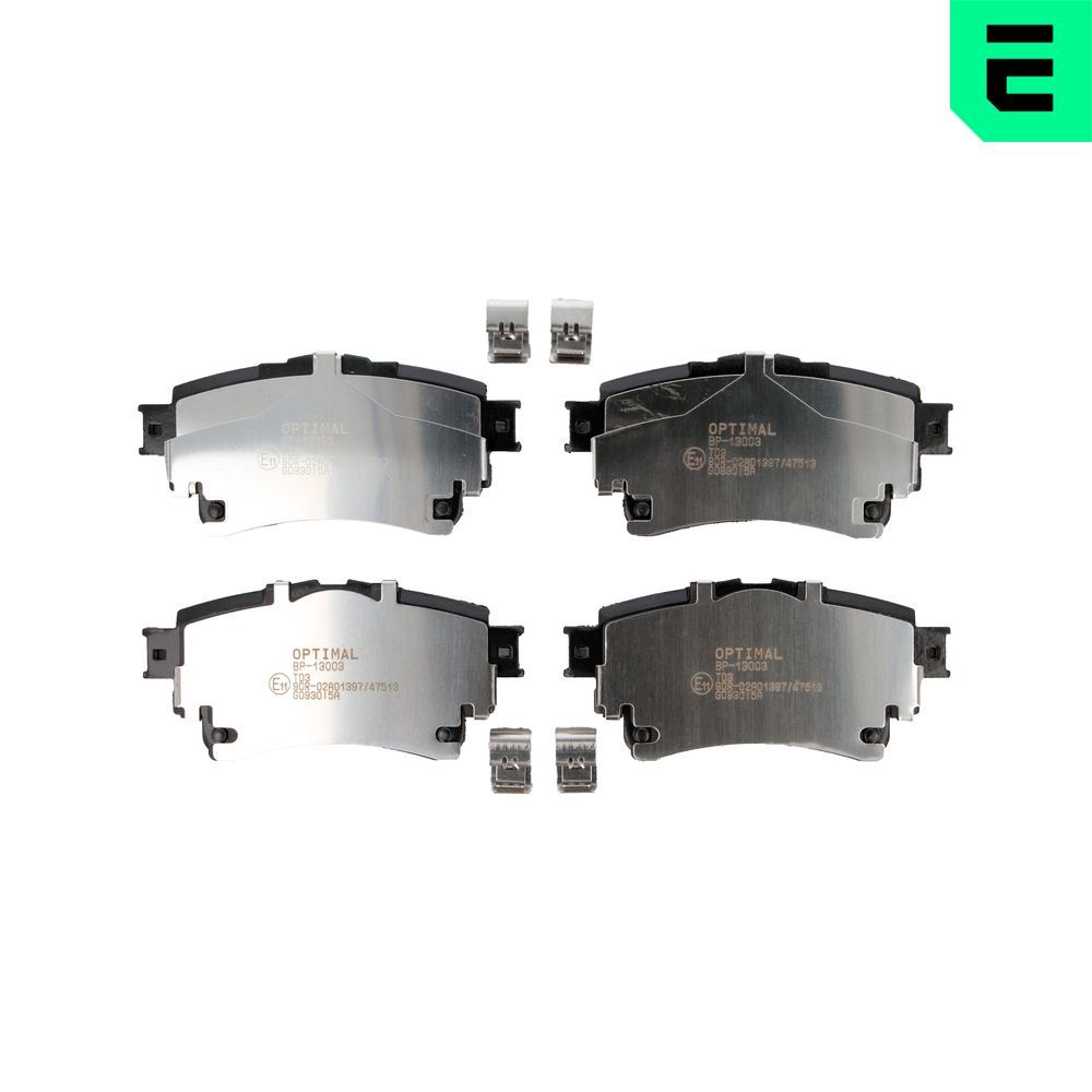 Гальмівні колодки дискові OPTIMAL BP13003 - zapix