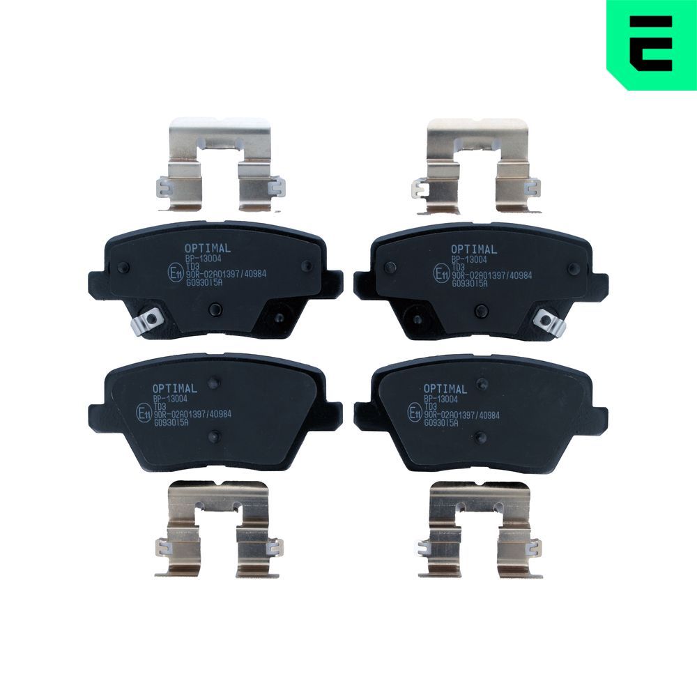 Гальмівні колодки дискові OPTIMAL BP13004 - zapix